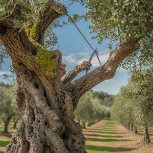 Stapsgewijs olijfboom snoeien